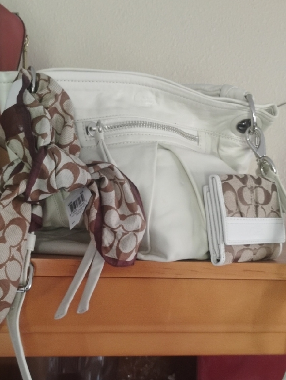 Coach Parker Hippie Bag With NWOT wallet and NWT scarf